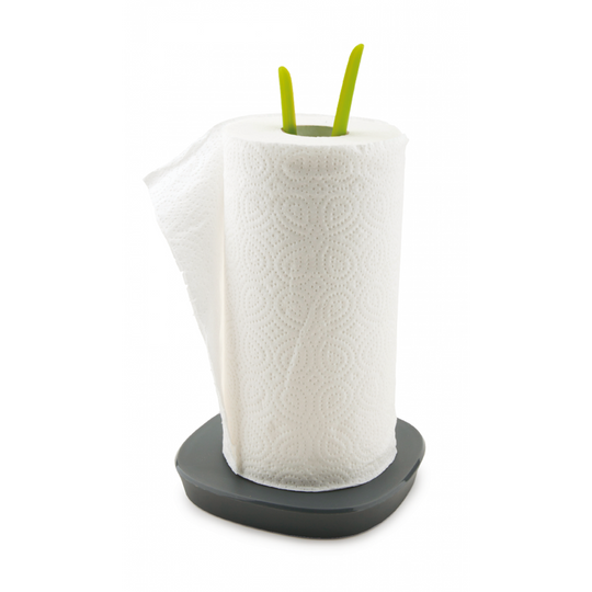 Stojak na ręcznik papierowy szaro-zielony Livio 3604