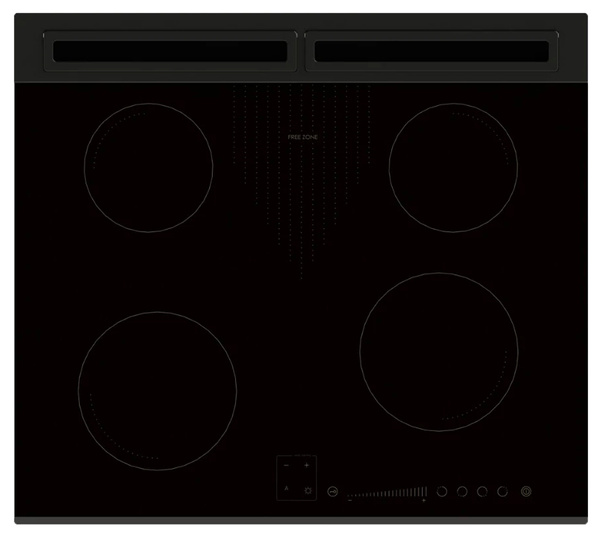 Solgaz Smart Classic Black 4+1 HTH płyta gazowa bezpłomieniowa