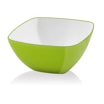 Miska Livio kwadratowa zielona 14 cm 1376
