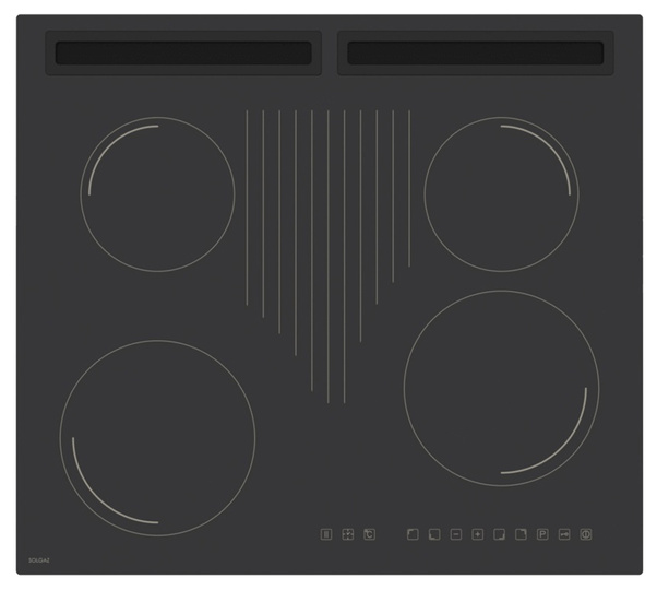 Solgaz Futura Pro Slim 4+1 płyta gazowa bezpłomieniowa