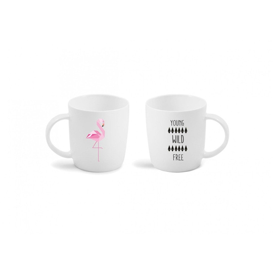 Kubek Mia Natura Flamingo 370 ml 