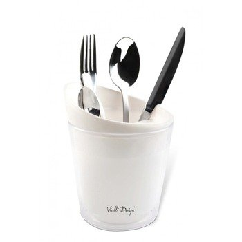 Ociekacz na sztućce Livio biały