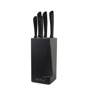 Komplet noży w bloku 5 szt. 700B czarny