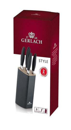Zestaw noży w bloku STYLE Gerlach