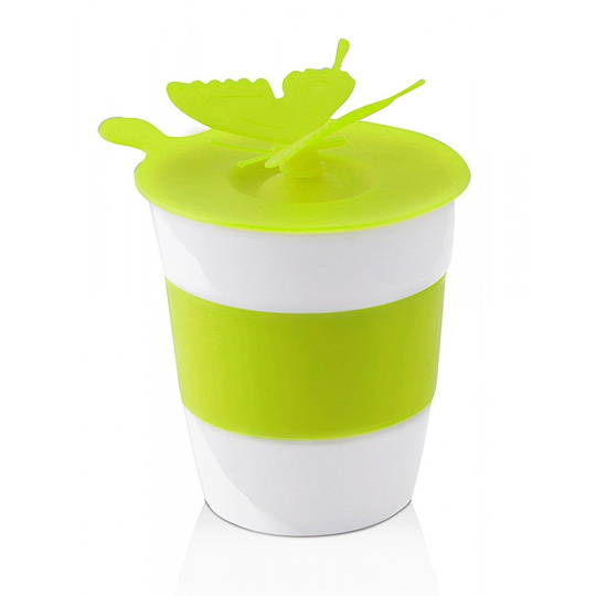 Przykrywka silikonowa motylek brązowa Livio