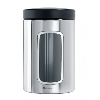 Pojemnik z okienkiem stal polerowana 1,4l 13 28 03