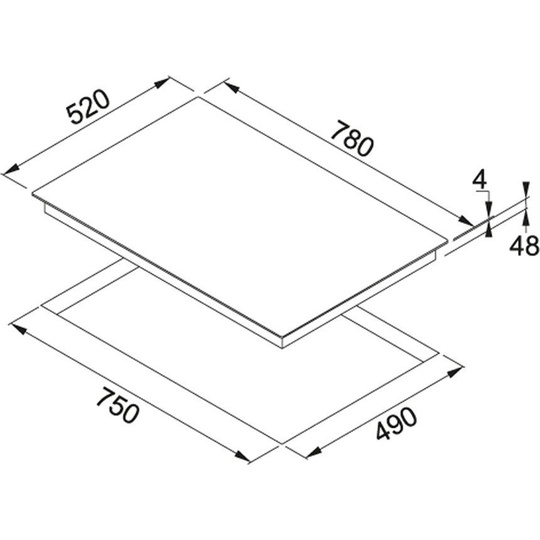 Franke płyta indukcyjna Mythos FHMT 806 3FLEXI czarne szkło