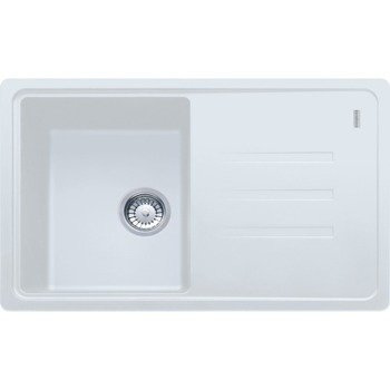 Franke zlew Malta MLG 611 Fragranit biały polarny