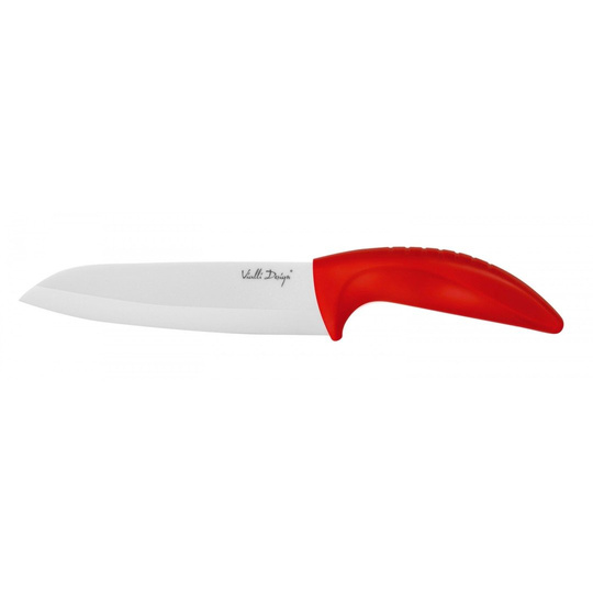 Nóż ceramiczny szefa kuchni czerwony 16 cm W160AR 