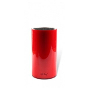 Stojak do noży Livio czerwony