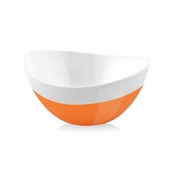Miska Livio Duo owalna pomarańczowa 15 cm
