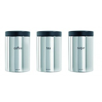 Pojemnik stalowy poler z napisami 3 szt. 20 41 66