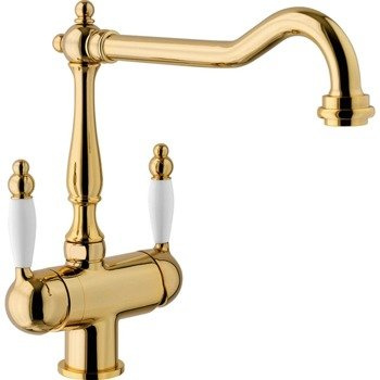 Franke bateria kuchenna Old Scotland Clear Water Stare Złoto