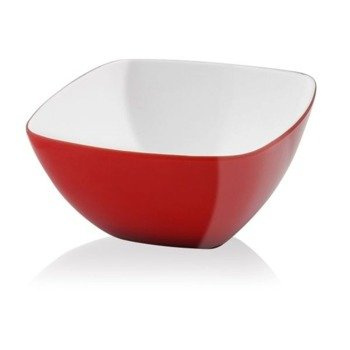 Miska Livio kwadratowa czerwona 14 cm 1383