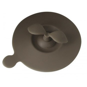 Przykrywka silikonowa listki brązowa Livio