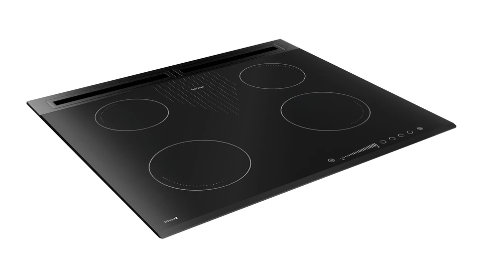 Solgaz PURE Classic Black 4+1 płyta gazowa bezpłomieniowa