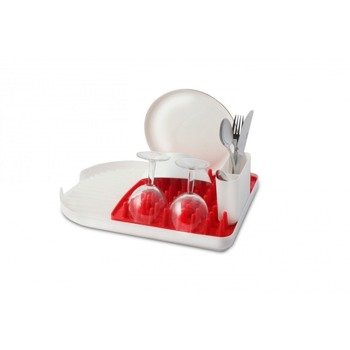 Ociekacz na naczynia Colori czerwony