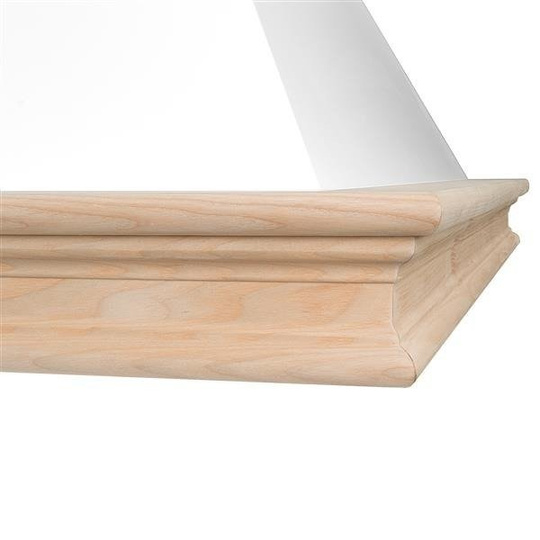 Okap VDB CLASSIC L biały 90 NATURALNE DREWNO