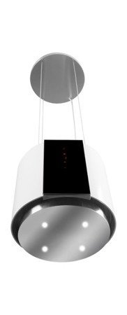 Okap VDB Isla Glass White