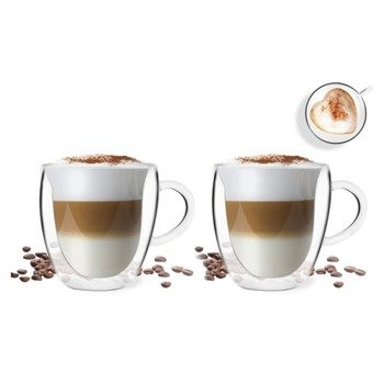 Zestaw 2 szklanek z podwójną ścianką Amo Heart 300ml