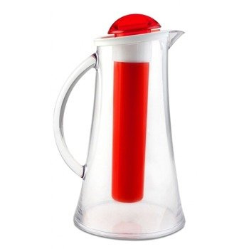Dzbanek z wkładem na lód 2,1 l czerwony