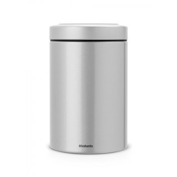Pojemnik z okienkiem w pokrywie metaliczny szary 1,4l 48 45 68