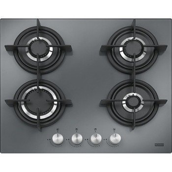 Franke płyta gazowa Crystal Steel FHCR 604 4G HE XS C czarne lustro