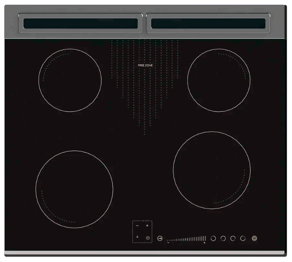 Solgaz Smart Classic Black 4+1 HTH płyta gazowa bezpłomieniowa