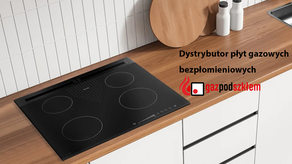 Solgaz PURE Classic Black 4+1 płyta gazowa bezpłomieniowa