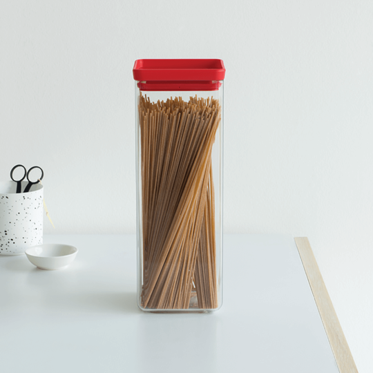 Pojemnik na żywność TASTY COLOURS - czerwony-2.5L