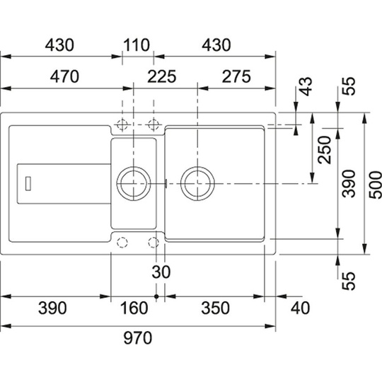Franke zlew Bellini BLG 651 Fragranit cappuccino