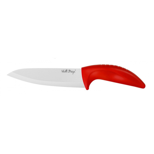 Nóż ceramiczny szefa kuchni czerwony 15 cm W150AR