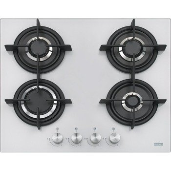 Franke płyta gazowa Crystal White FHCR 604 4G HE WH C białe szkło