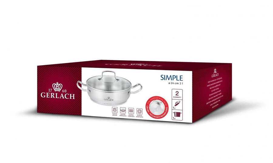 Garnek SIMPLE 2,0l Gerlach 